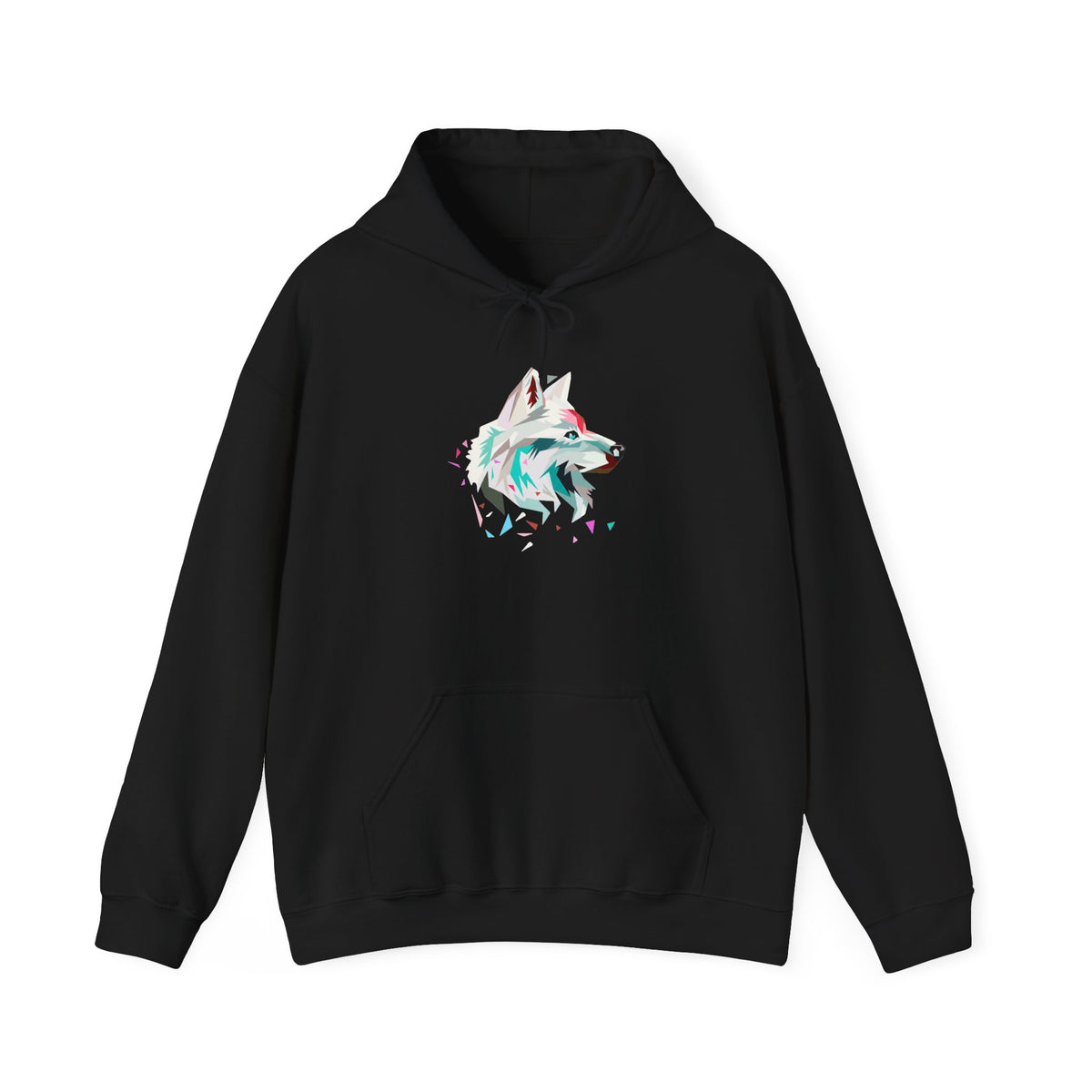 Wolf hoodie for Men Women Girl sweatshirt Nature Animal Unisex raglan for Teens Geometric Wolf Illustration Guy Graphic hoodie Gift idea