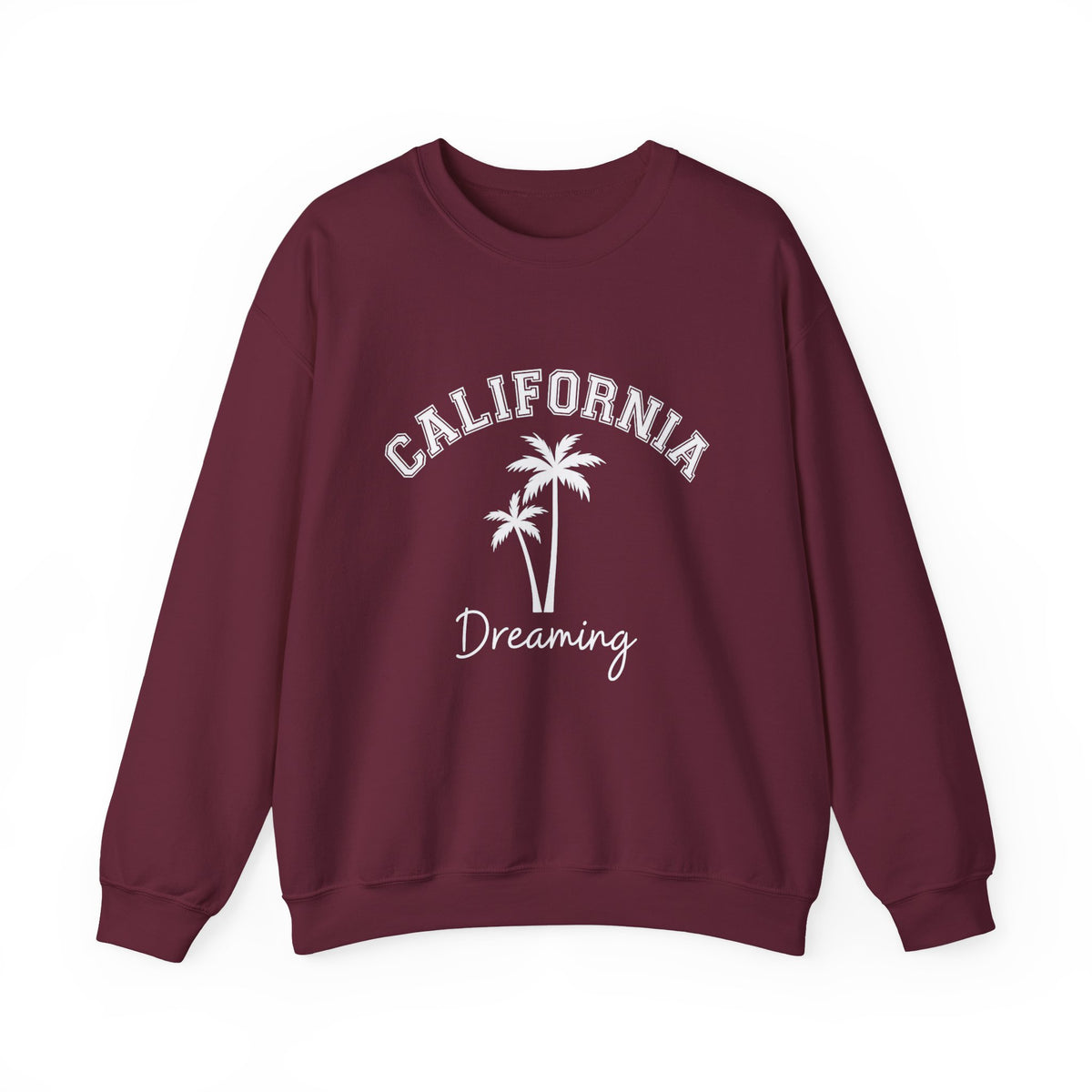California Dreaming Crewneck Sweatshirt, California Vacation Gift Sweatshirt, California Dreaming Beach Gift, California Travel Gift Shirt