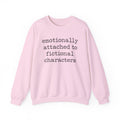 Emotionally Attached To Fictional Characters Sweatshirt, Books Lover Shirt, Trendy Bookish Hoodie, Librarian Tee, Gifts For Bookworm