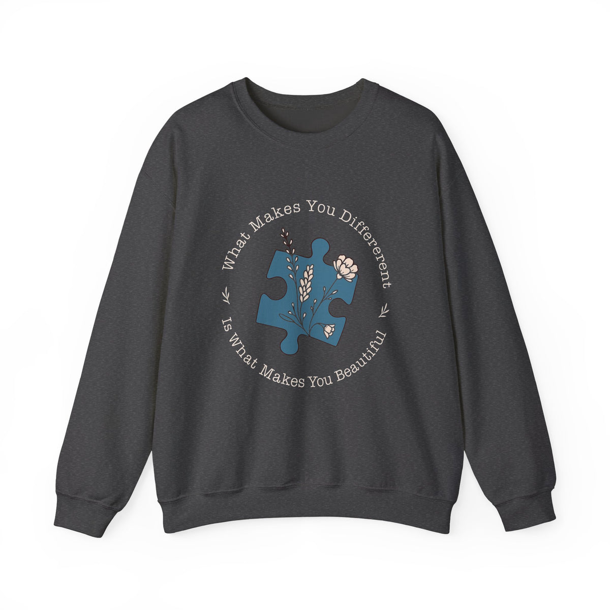 What Makes You Different Is What Makes You Beautiful Sweatshirt, Autism Mom Sweatshirt, Autism Acceptance,Autism Awareness Gift,Autism Shirt