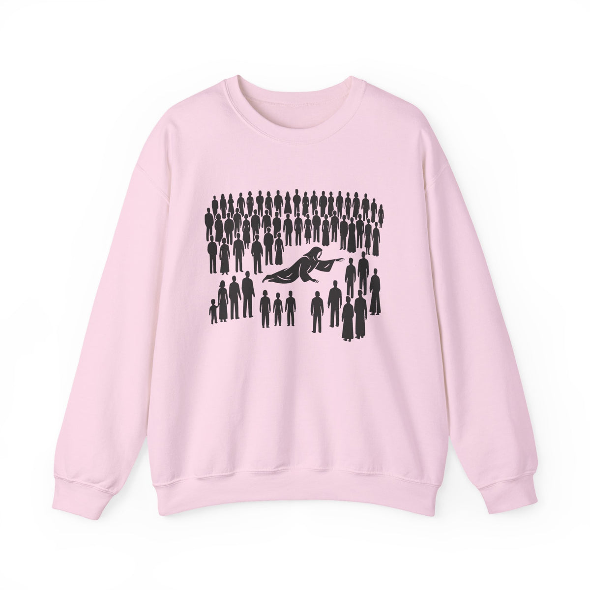 Embroidered Christian Crewneck Sweatshirt: The Storytelling Collection