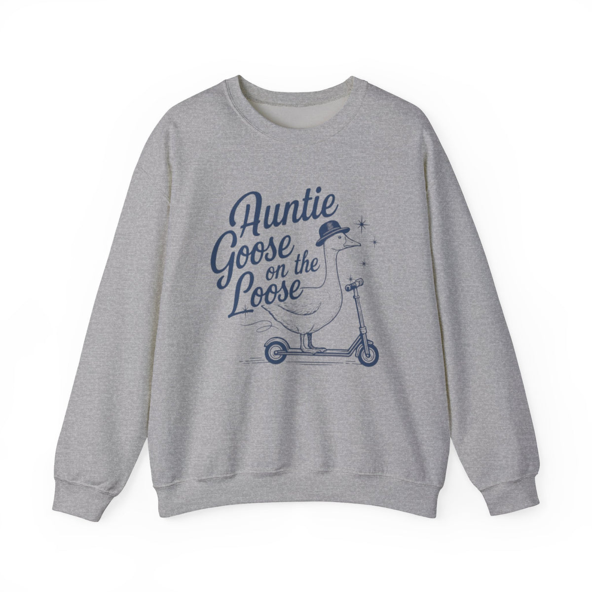 Auntie Sweatshirt, Aunt Sweater, Auntie Gift, Aunt Pregnancy Announcement, Mothers Day, Auntie Goose On the Loose Retro Western Style