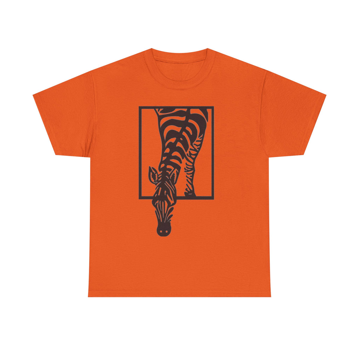 Abstract Zebra Graphic Tee: Boho Modern Art T-Shirt