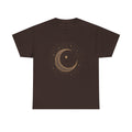 Mystic Moon Phase Shirt  Lunar Crescent Graphic Tee, Spiritual Astrology Top for Women, Starry Night Top