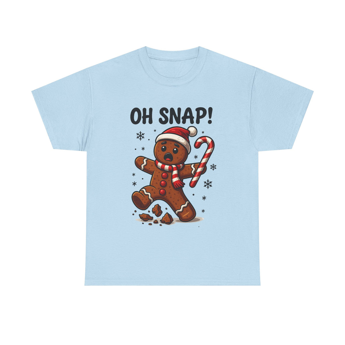 Oh Snap! Christmas Gingerbread Sweatshirt, Christmas Cookie Shirt, Christmas Santa Hat Shirt, Funny Christmas Gift