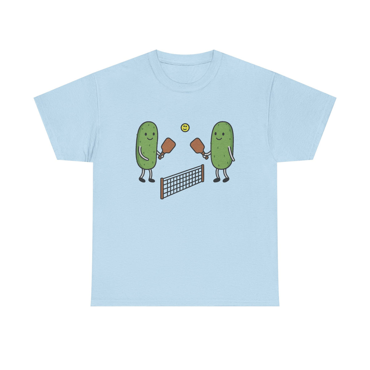 Funny Pickleball T-Shirt: Doodle Pickles Design, Unisex Fit