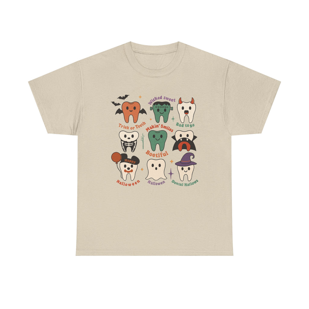 Cute Halloween Tooth Sweatshirt, Dental Hygienist Halloween Shirt, Dentist Appreciation Crewneck, Funny Tooth Costume T-shirt