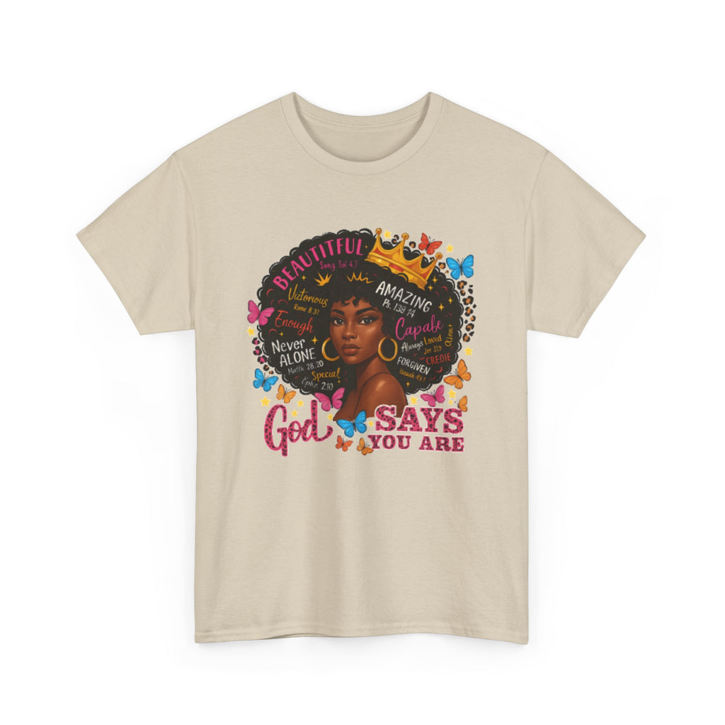 God says you are png sublimation, black women png, Christian png, afro women png,Black History Month Png,African American Png,Juneteenth Png