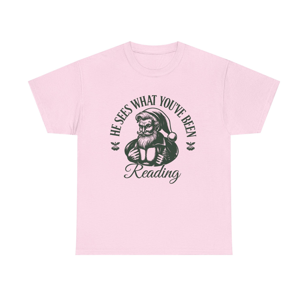 He Sees What You've Been Reading , Bookish Christmas Design , Funny Xmas Shirt Png, Book lover