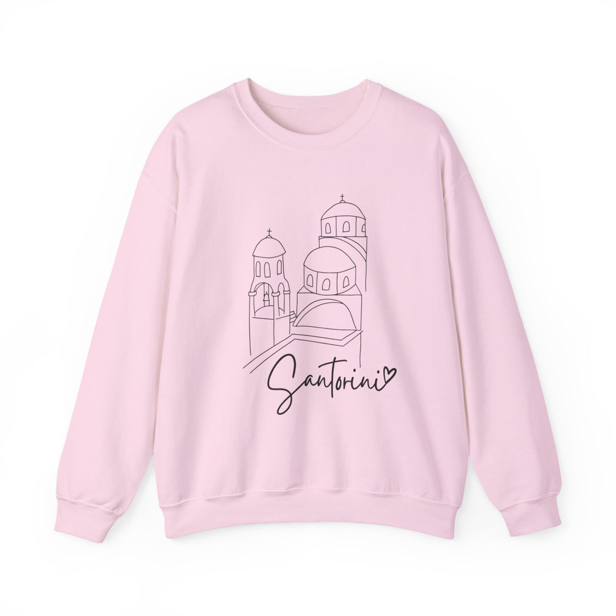 Santorini Greece Sweatshirt: Summer Vacation Travel Shirt