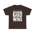 God wins i've read the final chapter, inspirational t-shirt, christian shirt, faith based apparel, christian t-shirt, christian gift