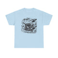 Retro Shark Graphic Tee: Ocean Style Surfer Shirt