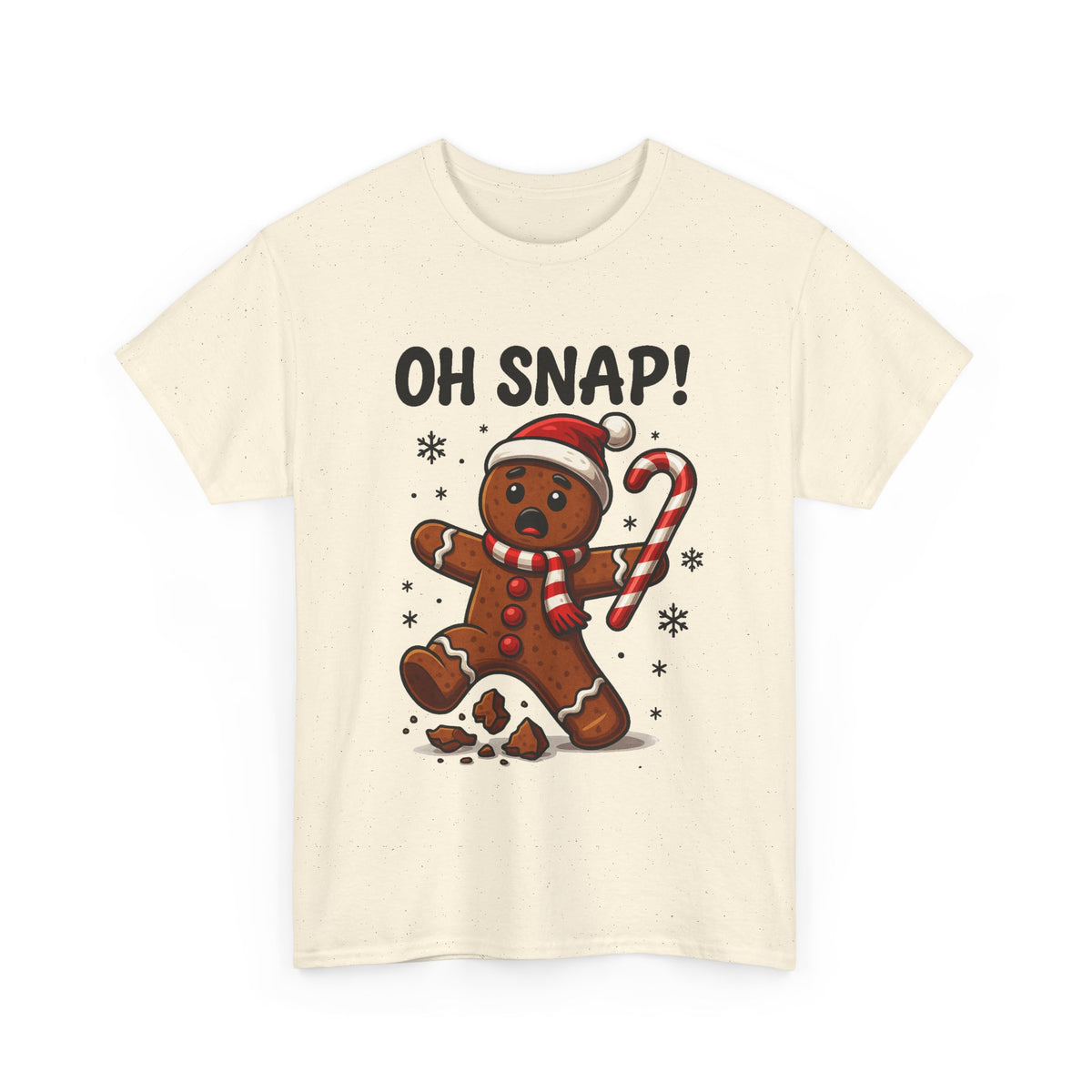 Oh Snap! Christmas Gingerbread Sweatshirt, Christmas Cookie Shirt, Christmas Santa Hat Shirt, Funny Christmas Gift