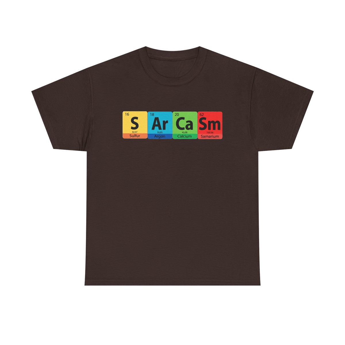 Funny Chemistry Science T-shirt, I Only Use Sarcasm Periodically Periodic Table Humor Graphic Tee Tshirt