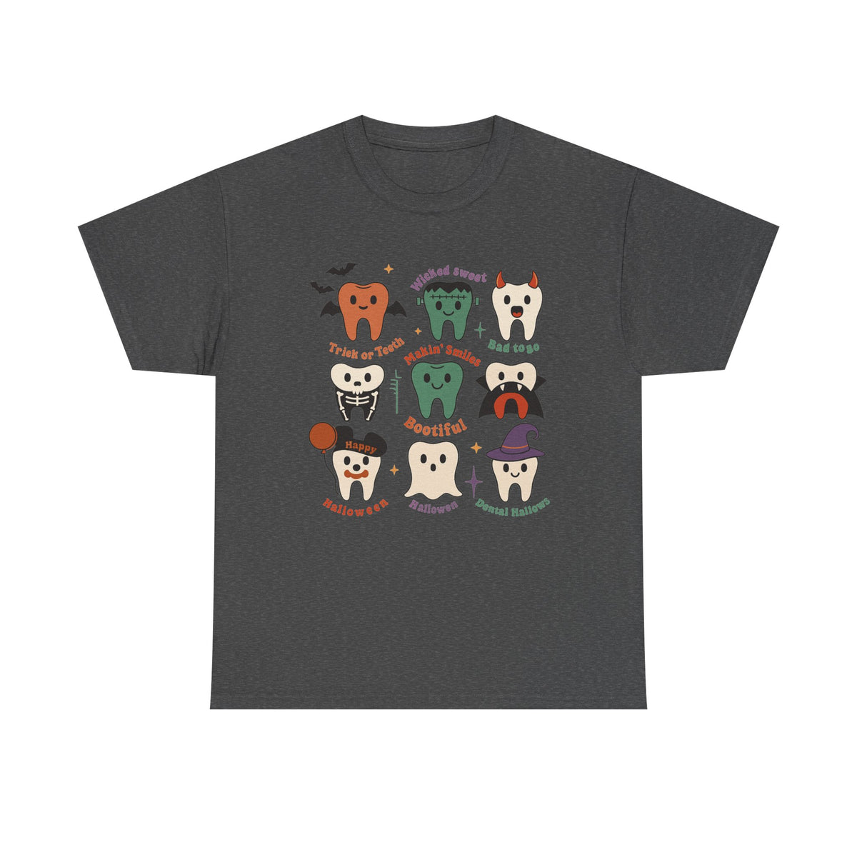 Cute Halloween Tooth Sweatshirt, Dental Hygienist Halloween Shirt, Dentist Appreciation Crewneck, Funny Tooth Costume T-shirt