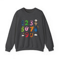 National Numeracy Day Number Day World Maths Day International Day of Mathematics Teachers Numbers for Boys Girls Sweatshirt,Number A (SWT)