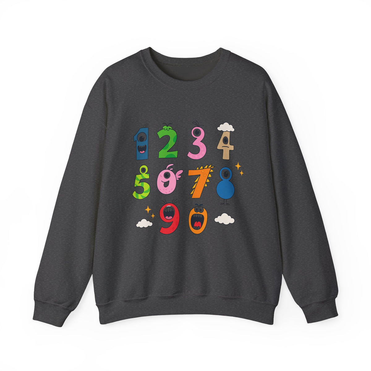 National Numeracy Day Number Day World Maths Day International Day of Mathematics Teachers Numbers for Boys Girls Sweatshirt,Number A (SWT)