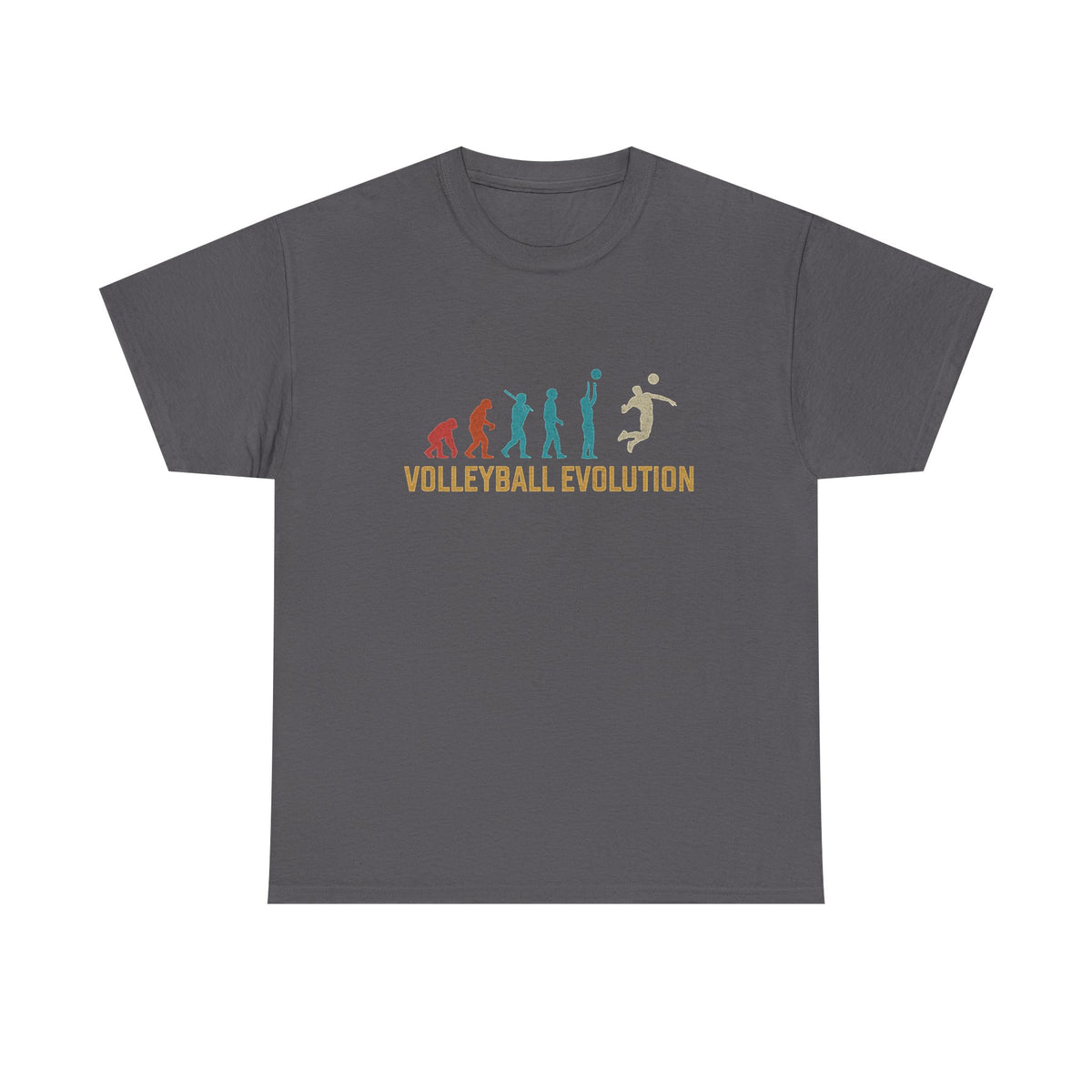 Top Gift T-Shirt for Dad: Evolution of Volleyball Sports Cotton Comfort