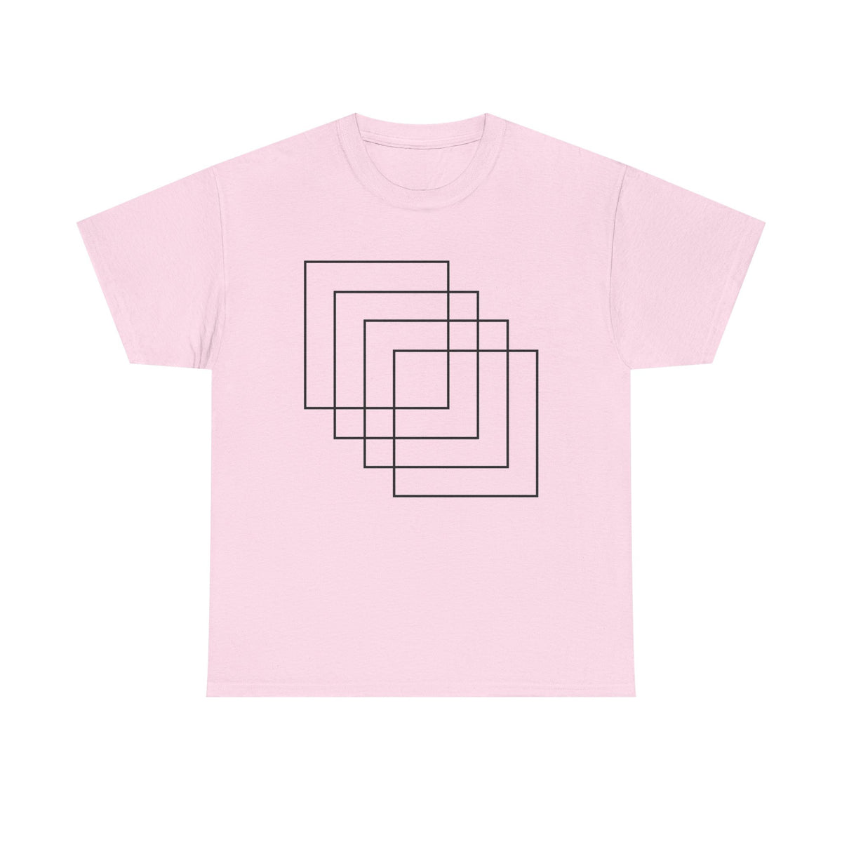 Abstract Graphic Tee, Abstract Squares Shirt, Minimalist T-shirt, Shapes Tee, Line Art, Geometric Shirt, Boho Modern Shirt, Square Tee, Gift