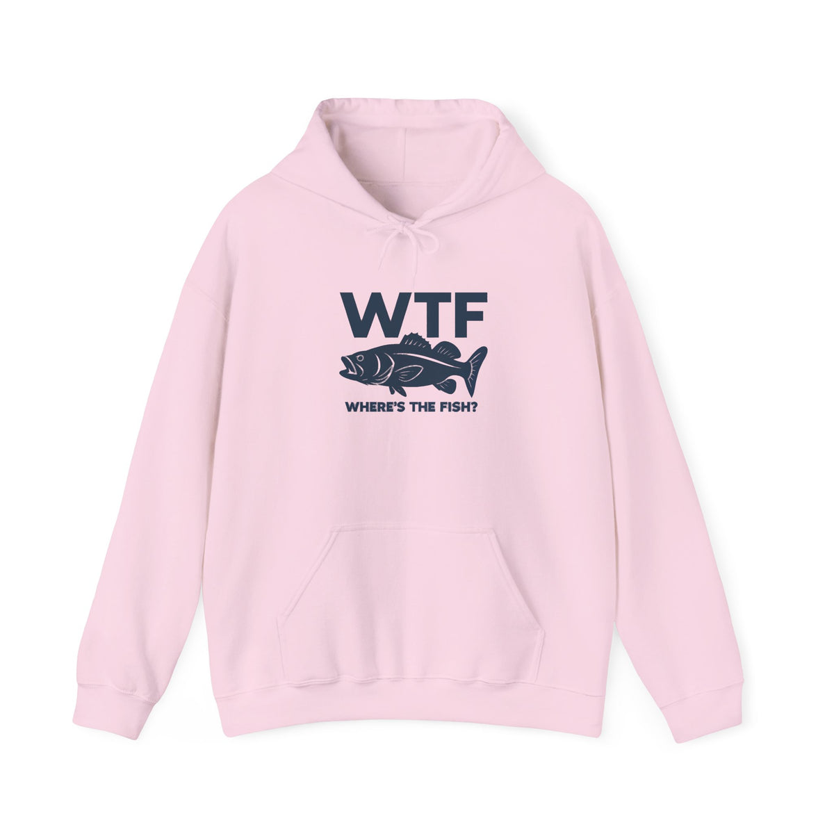 Funny WTF Where Is The Fish Pocket Hoodie, Fisherman Hoodie, Minimalist Fishing Hoodie, Fathers Day Hoodie, Present for Fisherman Hoodie