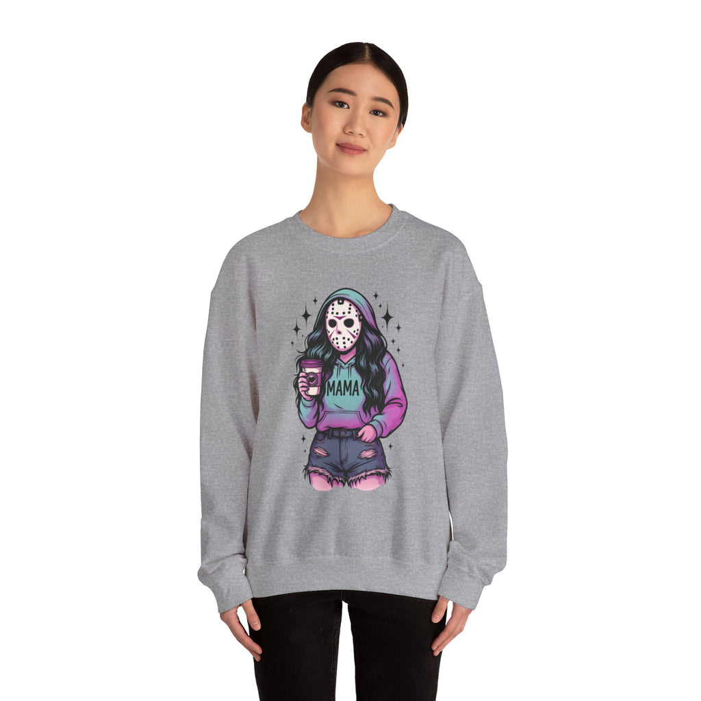 Halloween Horror Mama Sweatshirt, Trendy Custom Spooky Mama Hoodie, Family Spooky Season Sweaters, Killer Halloween Hooded, Women Halloween
