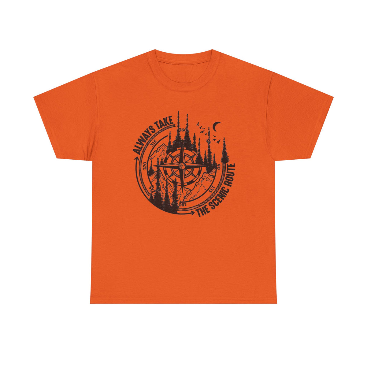 Always Take The Scenic Route Shirt, Camping Shirt, Nature Shirt, Crew Shirt, Route Shirt, Adventure Shirt, Nature Lover Gifts, Mountain Tee