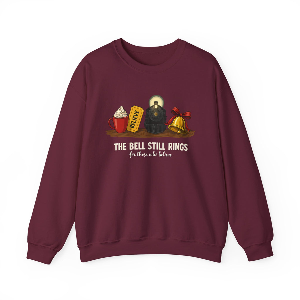 Believe The Polar Express Sweatshirt, The Bell Still Rings For Those Who Still Truly Believe, Christmas Trip Gift For Family, Holiday Hoodie