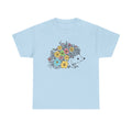 Floral Hedgehog T-Shirt | Hedgehog and Flower Tee | Cute Hedgehog Shirt | Hedgehog Lover Gift | Funny Hedgehog Tee | Cute Animal Shirt