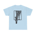 Abstract Zebra Graphic Tee: Boho Modern Art T-Shirt