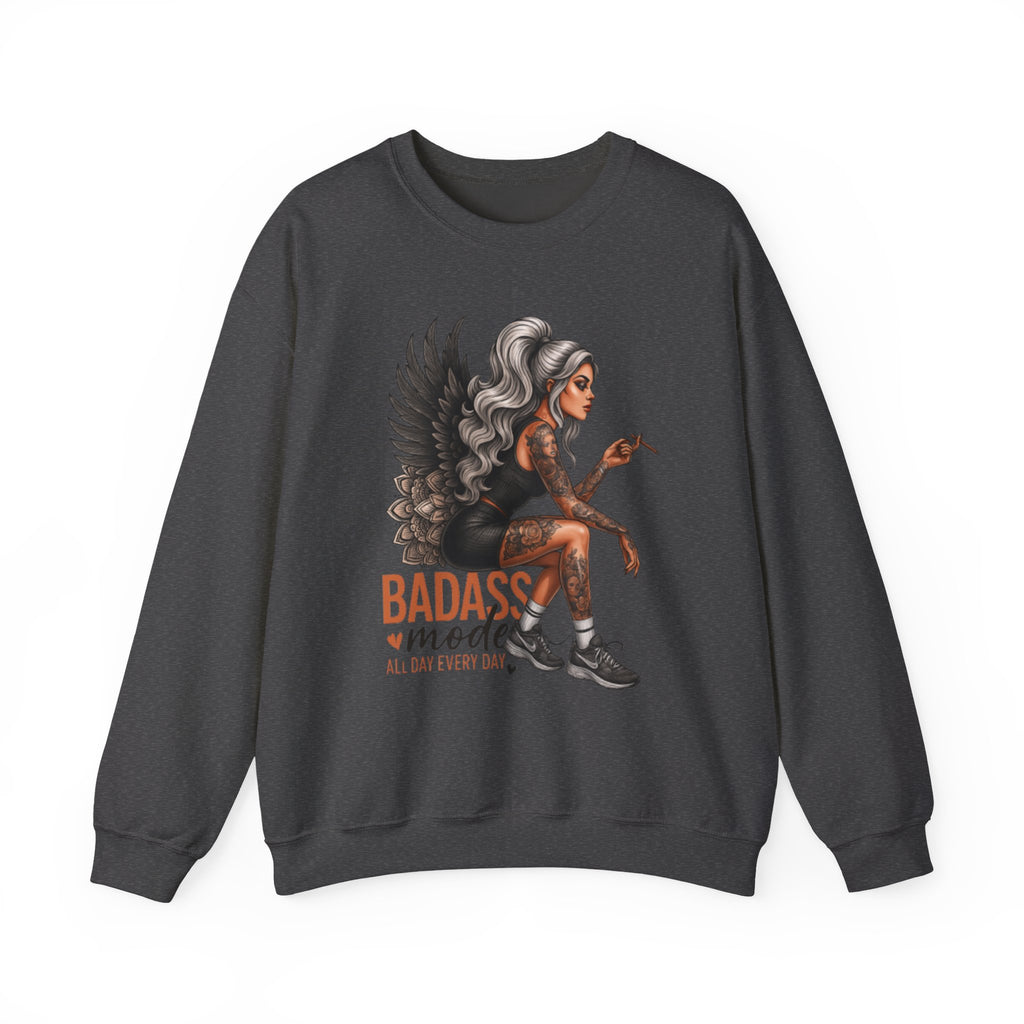 Badass Mode PNG, Funny Png, Sarcastic Png, Sarcasm Png, Sassy Png, Tattoo Woman, Funny Adult, Snarky, Sublimation Designs, Digital Download