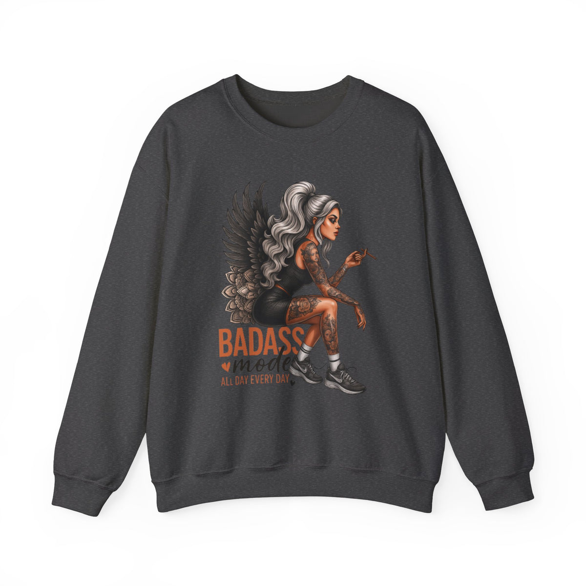Badass Mode PNG, Funny Png, Sarcastic Png, Sarcasm Png, Sassy Png, Tattoo Woman, Funny Adult, Snarky, Sublimation Designs, Digital Download