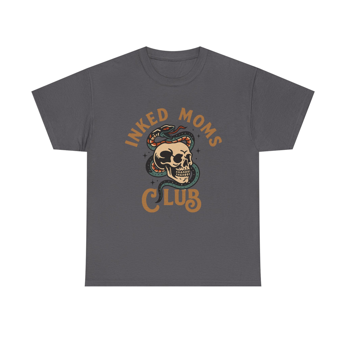 Inked Moms Club Comfort Colors T-Shirt, Tattoo Mom Gift, Tattooed Mama, Edgy Mom Shirt, Grunge Punk Rock Tee-Shirt, Motherhood, Cool Mom Tee