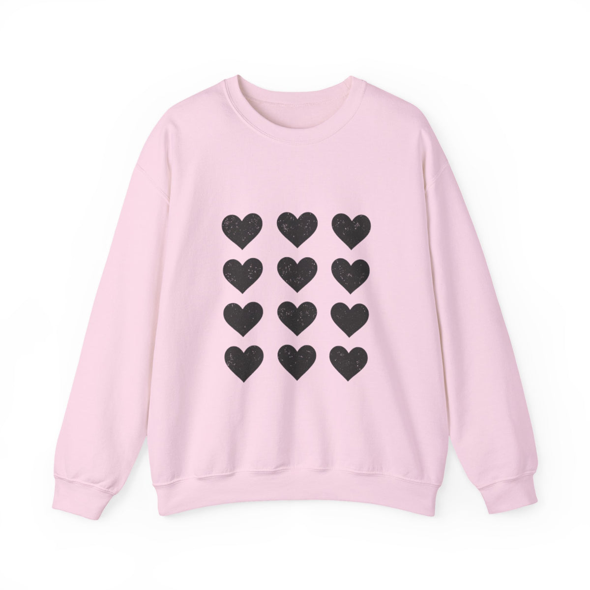 Heart Sweatshirt, Valentines Day Sweatshirt, Galentines Day, Valentines Day Gift, Valentines Outfit, Black Heart, Retro Valentine, Crewneck