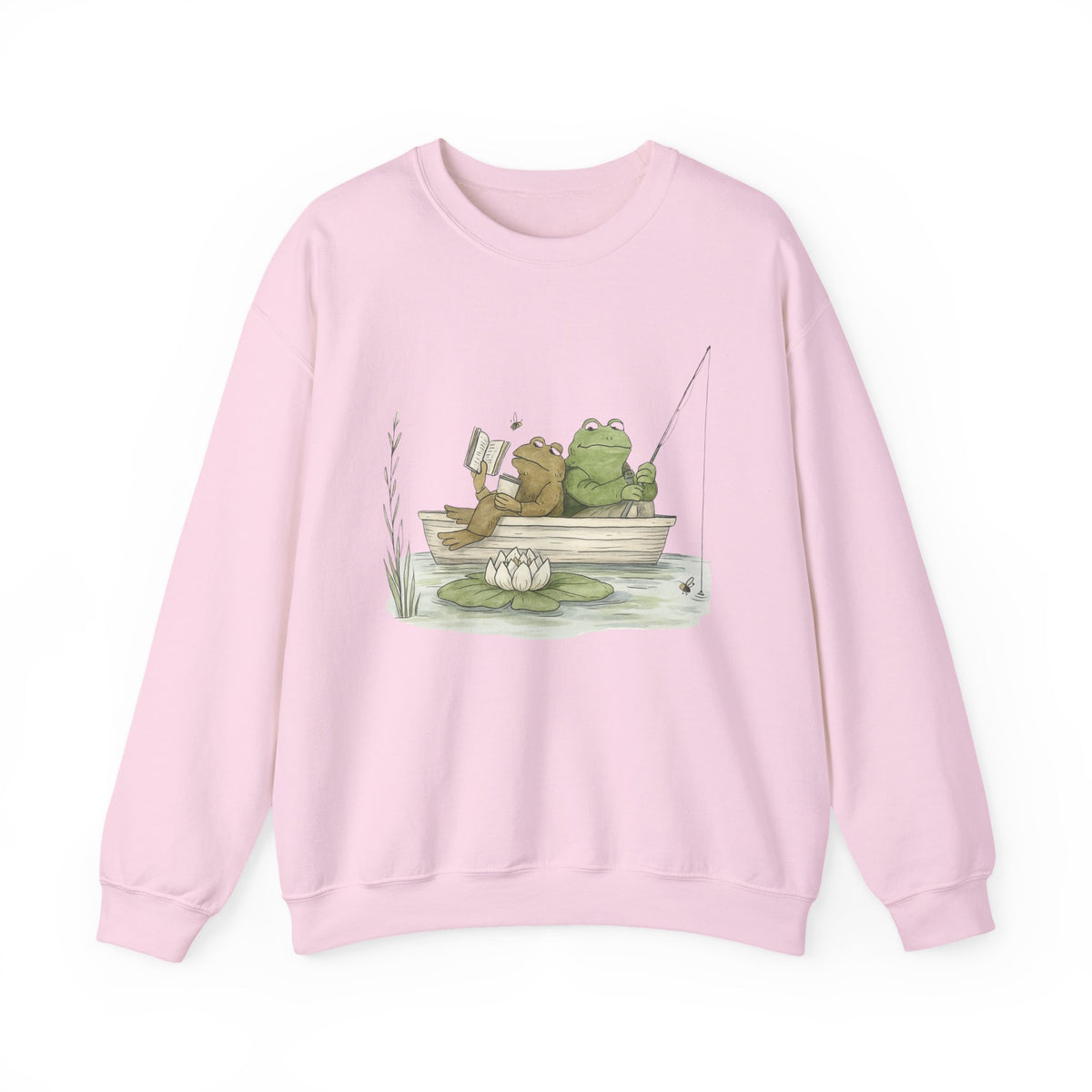 Frog 90s Graphic Sweatshirt, Unisex Oversize Cotton Toad Sweatshirt, Nature Sweater, Frog Hoodie, Book Lovers Hoodie