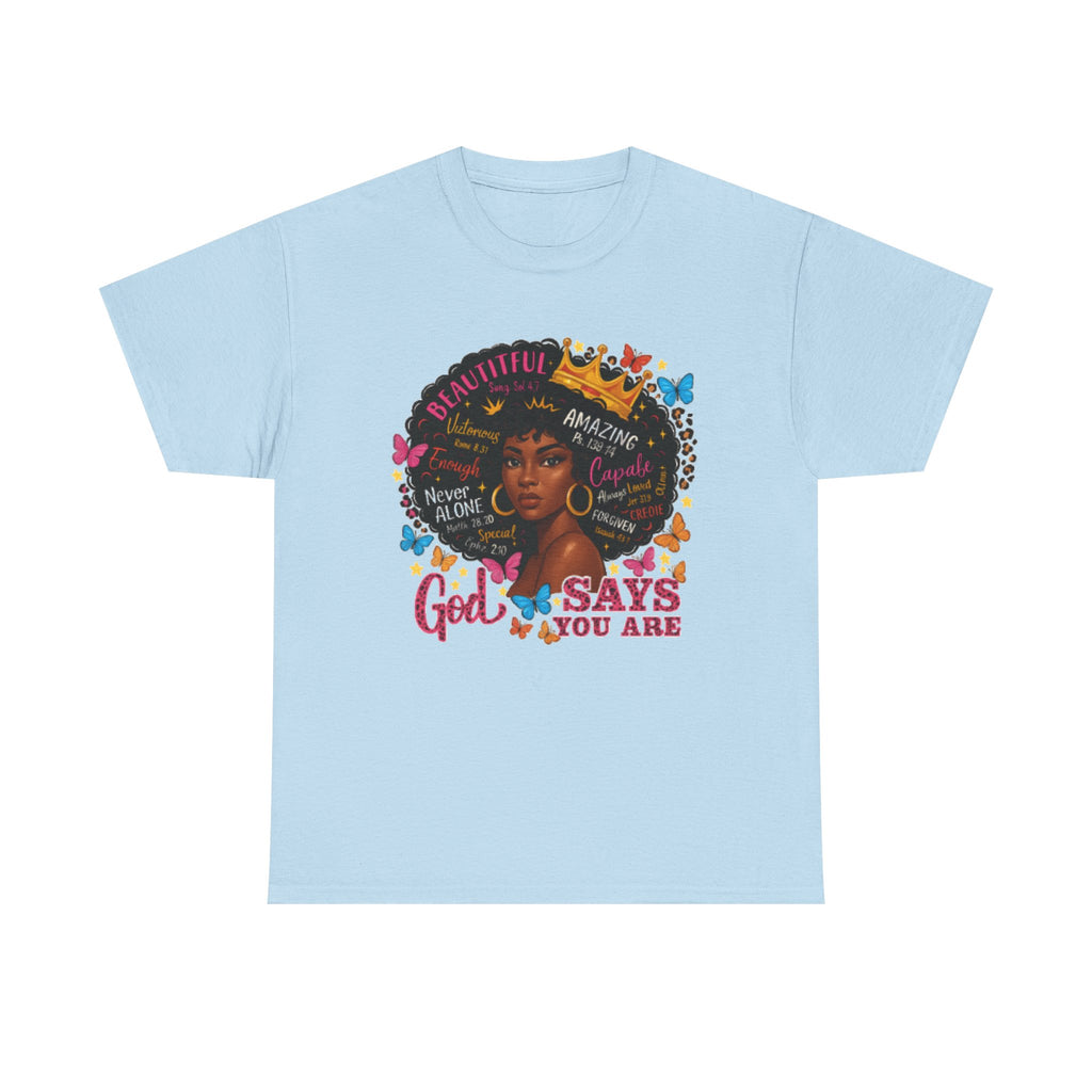 God says you are png sublimation, black women png, Christian png, afro women png,Black History Month Png,African American Png,Juneteenth Png