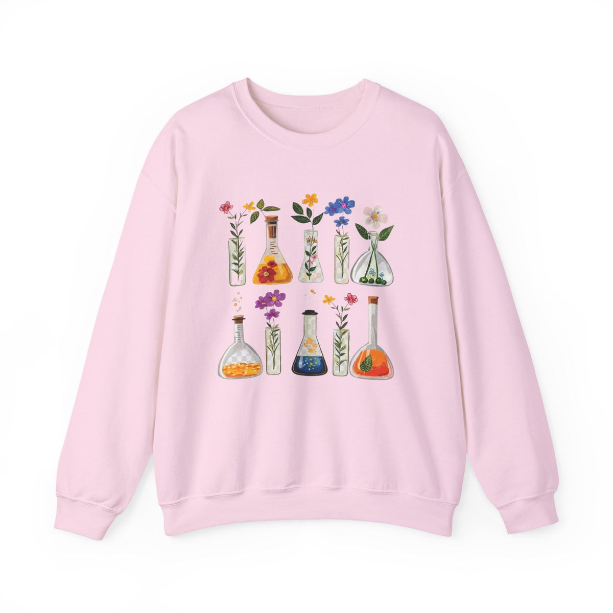 Floral Chemistry Teacher Shirt, Back to School Shirt, Flower Science Tee, Teacher Appreciation Sweatshirt, Gift for Her, School Teacher Gift
