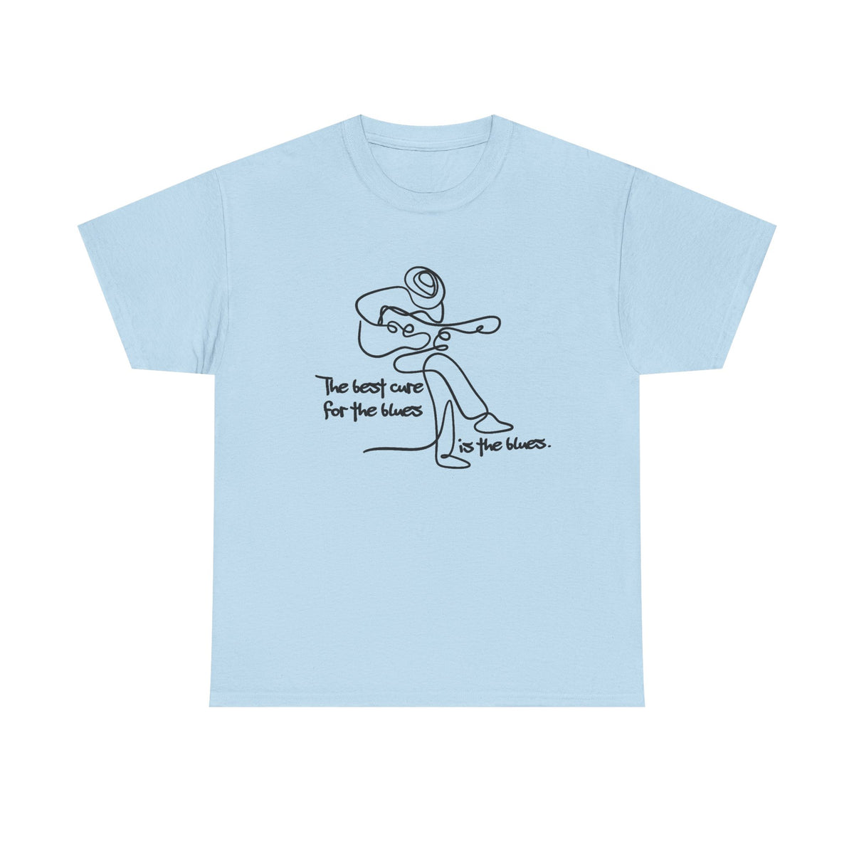 Blues Shirt Blues Is The Cure Loving The Blues Lover Gift Musician Gift Music Lover Friend Gift Spouse Gift Guitar Lover Blues Loving
