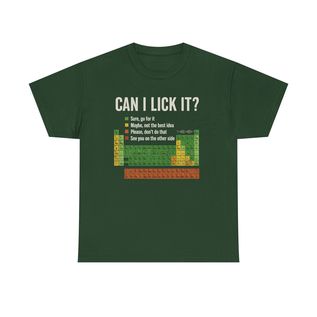 Can I Lick It Shirt, Periodic Table Shirt, Funny Chemistry Shirt, Elements Table Funny Shirt, Science Shirt, Scientist Gift