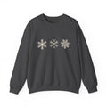Snowflake Sweatshirt, Snowflake Embroidery Sweater, Christmas Sweatshirt,Winter Sweatshirt,Holiday Gift,Family Christmas Sweater