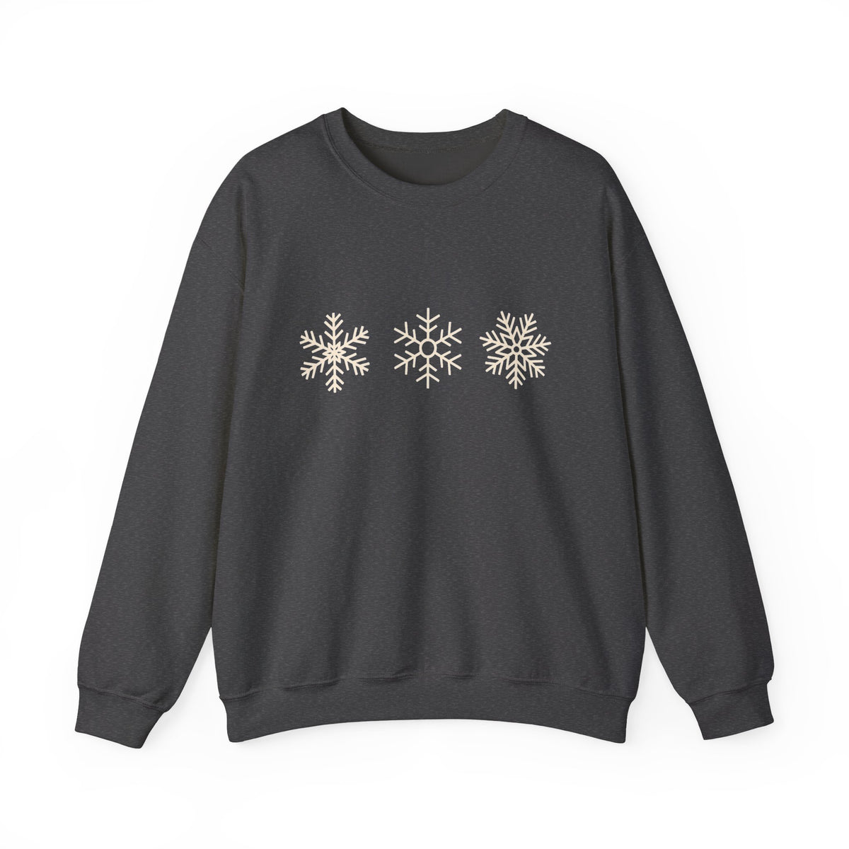 Snowflake Sweatshirt, Snowflake Embroidery Sweater, Christmas Sweatshirt,Winter Sweatshirt,Holiday Gift,Family Christmas Sweater
