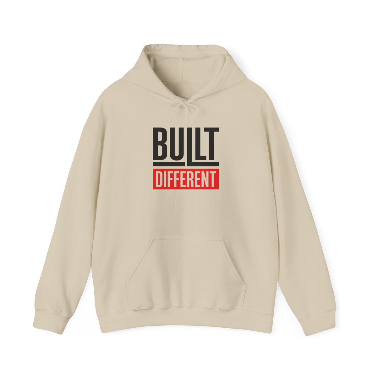 Built Different Hoodie: Motivational Entrepreneur Sweatshirt