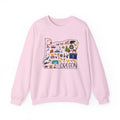 Oregon Map Sweatshirt: State Pride Hoodie, Oregon Trip Gift