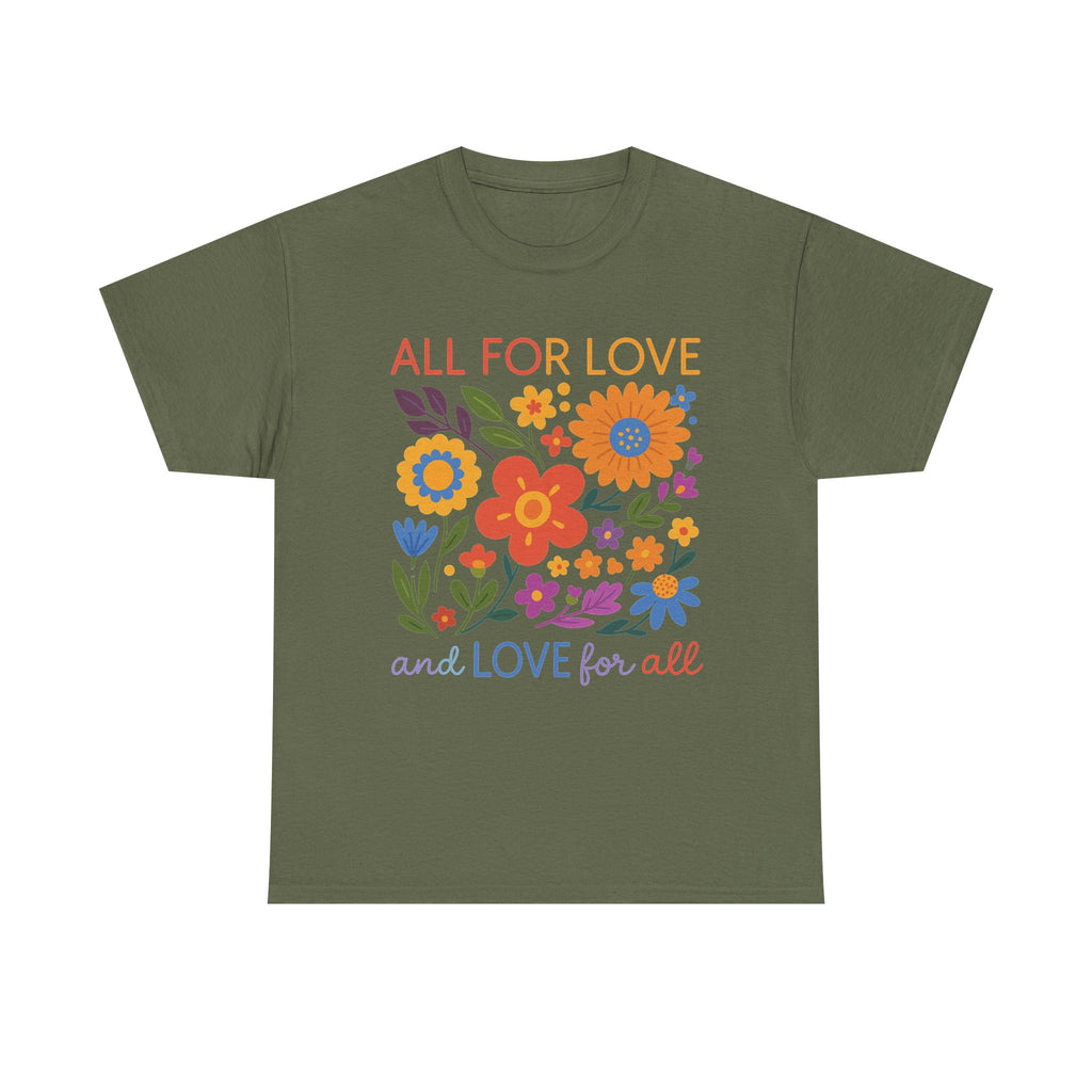 All For Love Love For All Shirt, LGBTQ Shirt, Pride Shirt, LGBTQ Pride Shirt, Pride Love Shirt, LGBTQ Pride Shirt, Gift For Pride