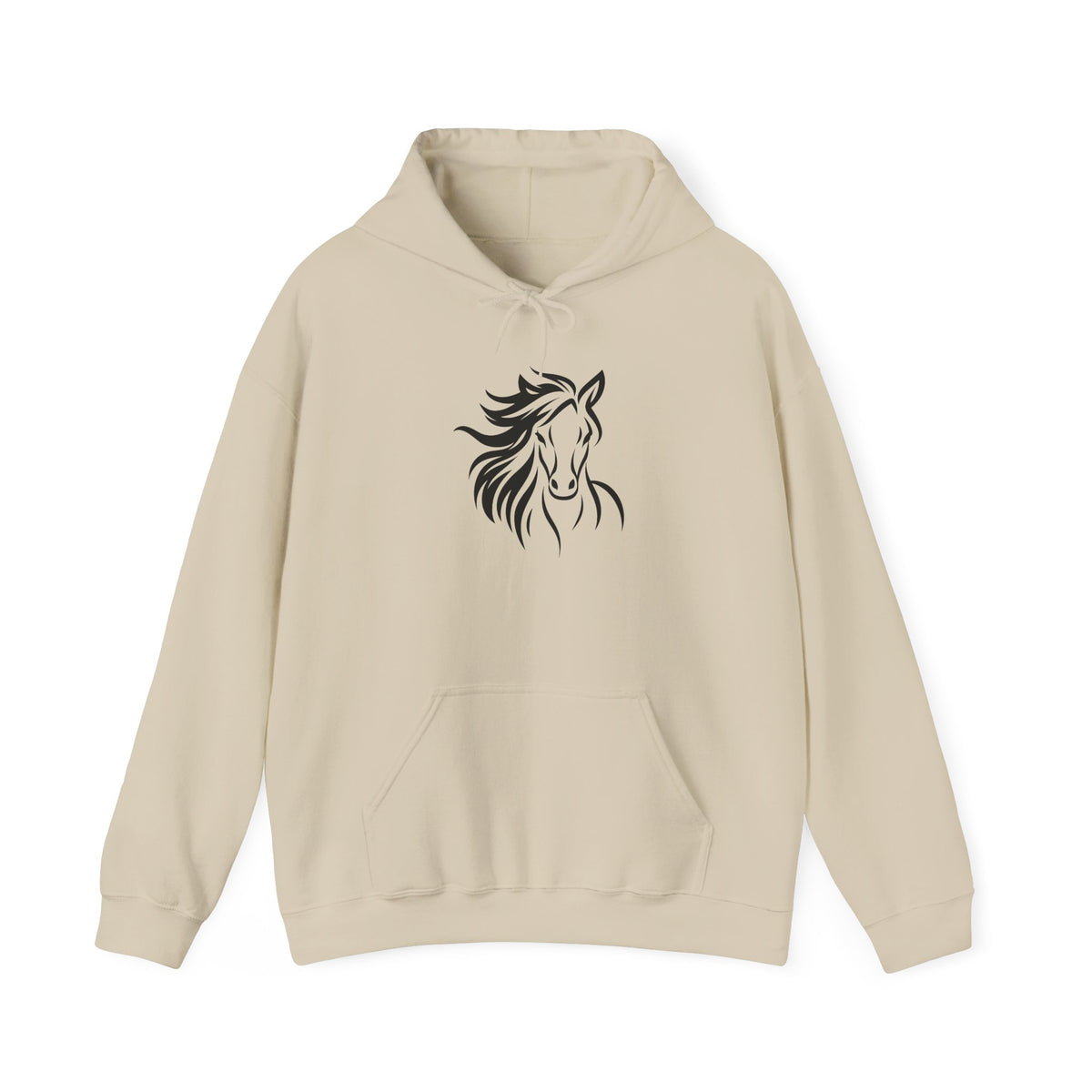 Horse Silhouette Hoodie: Equestrian Gift