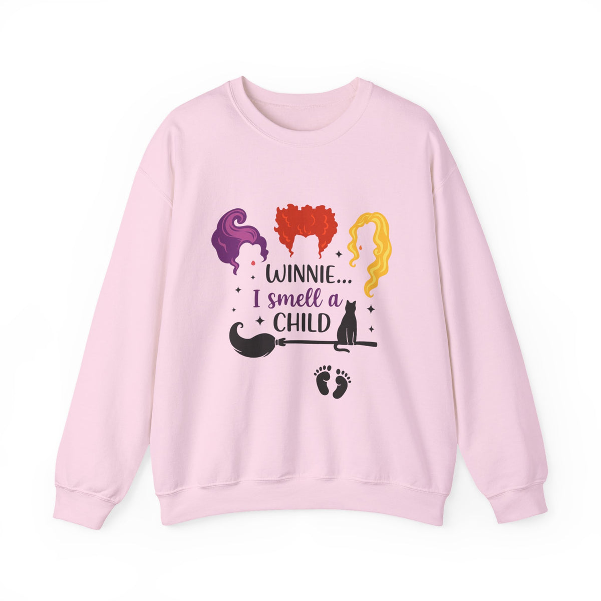 Winnie I Smell a Child Sweatshirt For Halloween, Halloween Pregnancy Announcement Hoodie, Witchy Pregnant Shirt, Halloween Maternity Outfit