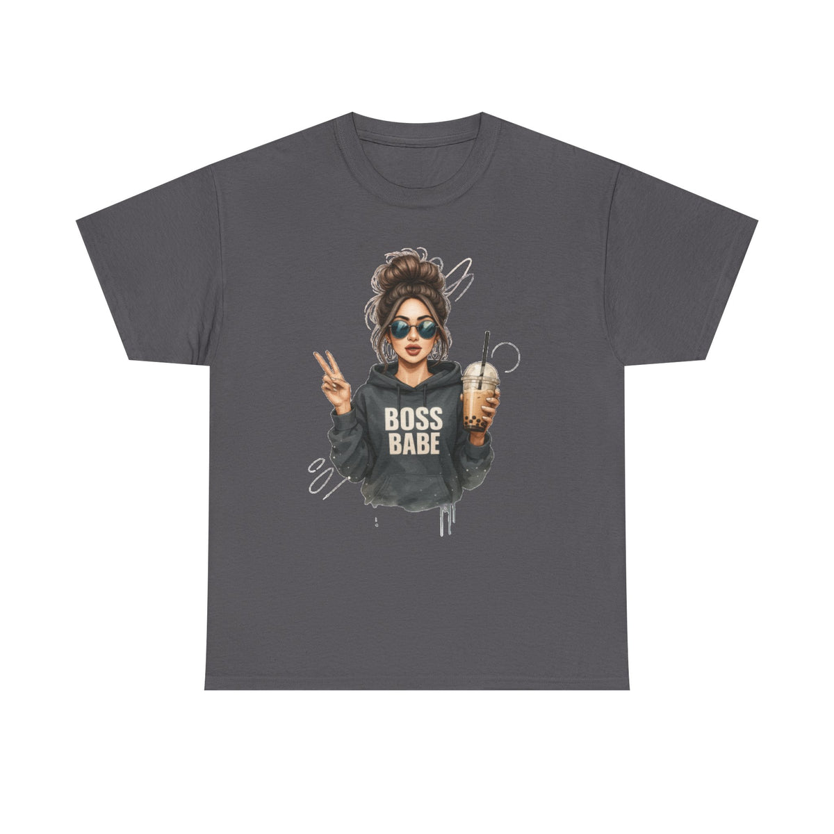 Sarcastic Boss Babe PNG: Funny Women's Shirt Design