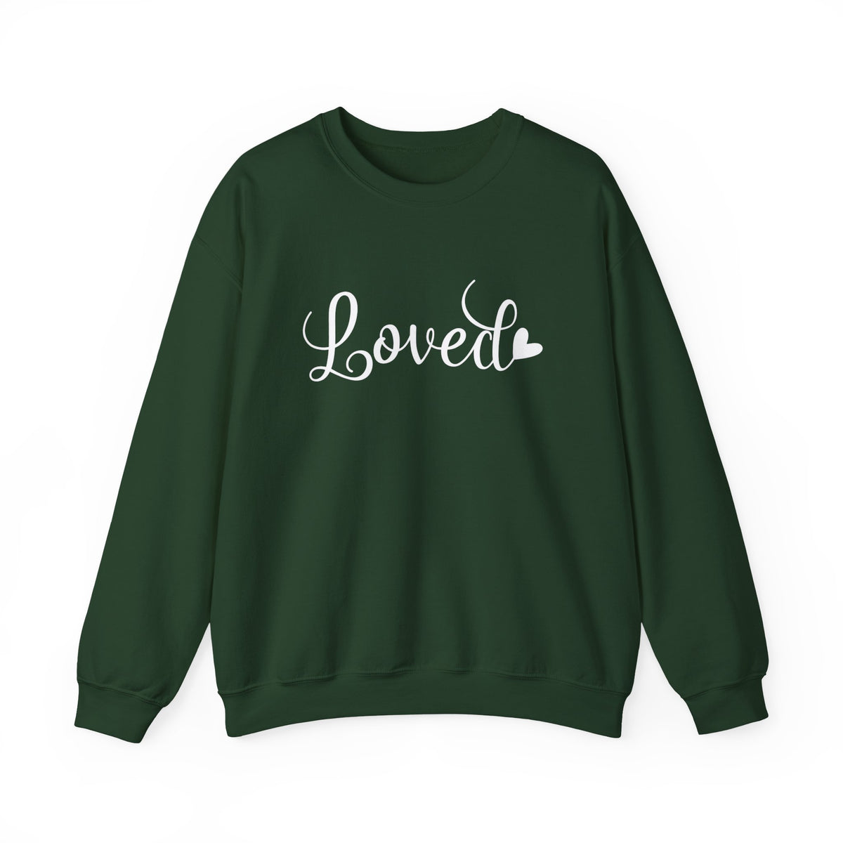 Loved Sweatshirt, Valentines Day Gift, Love Gift, Aesthetic Sweatshirt, Women Sweatshirt, Valentine Sweatshirt, Heart Sweatshirt