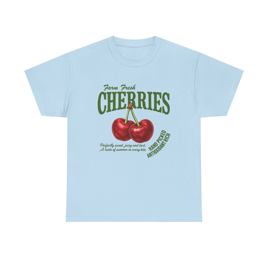Vintage Cherry Shirt, Fruit TShirt, Cherry Tee, Foodie, Summer Shirt, Food lover gift,  Retro Cherry Shirt, Cherry Lover Gift, Cherries Tee