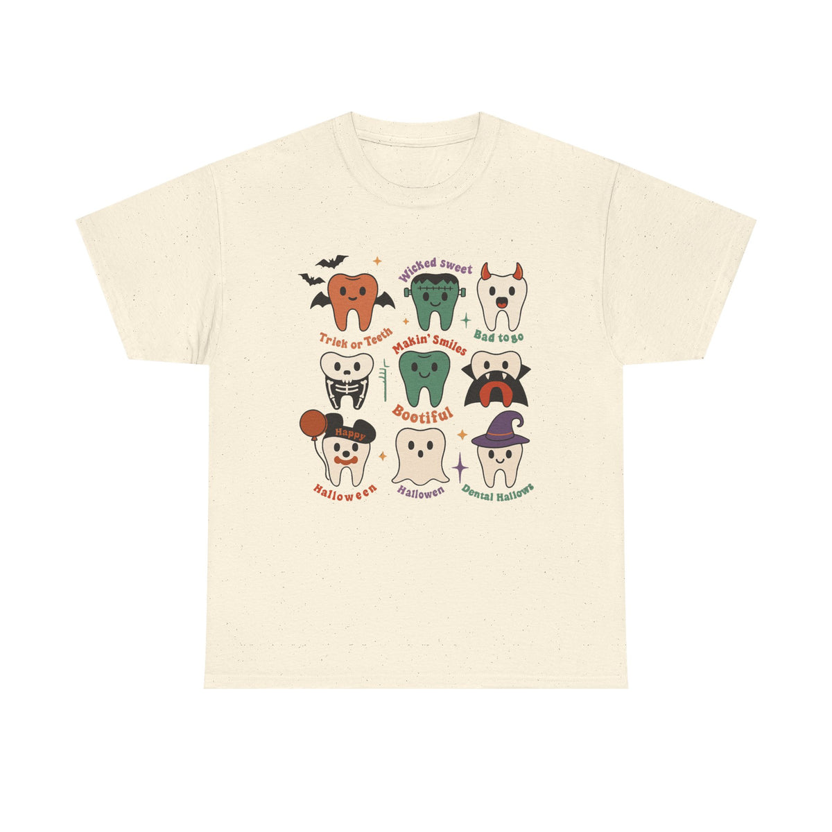 Cute Halloween Tooth Sweatshirt, Dental Hygienist Halloween Shirt, Dentist Appreciation Crewneck, Funny Tooth Costume T-shirt