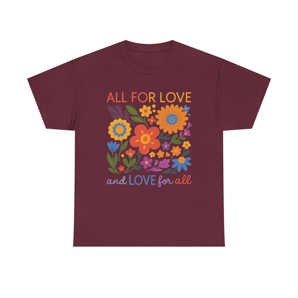 All For Love Love For All Shirt, LGBTQ Shirt, Pride Shirt, LGBTQ Pride Shirt, Pride Love Shirt, LGBTQ Pride Shirt, Gift For Pride